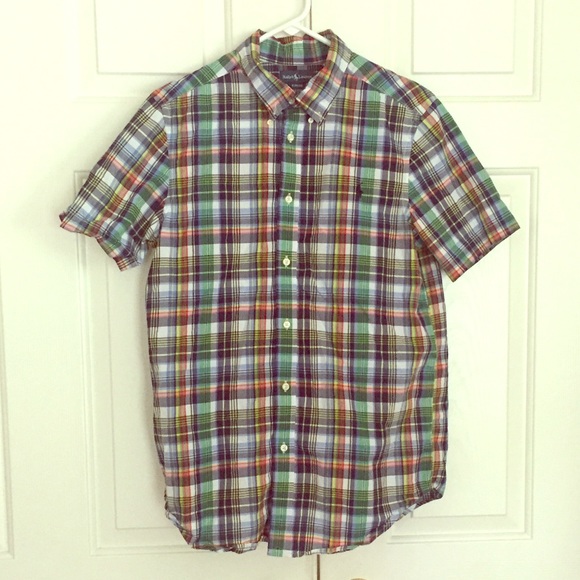 Boys Nautica button up shirt. 18/20 - Picture 1 of 4